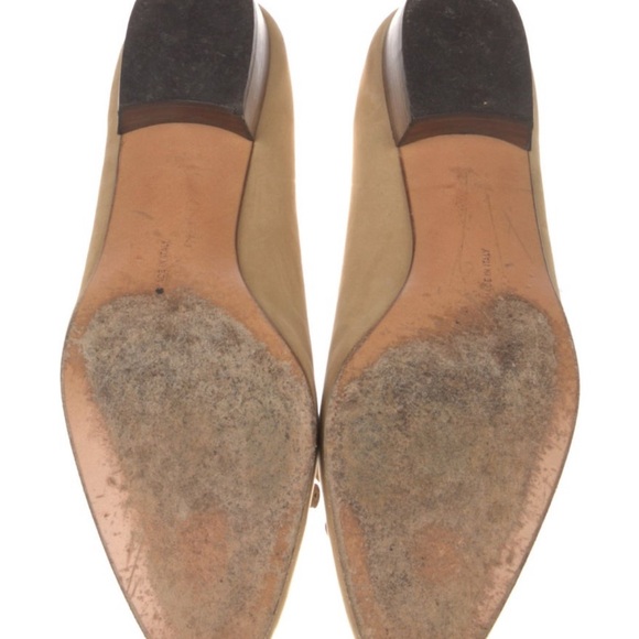 Salvatore Ferragamo Tan Suede Loafers - Picture 5 of 5